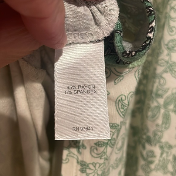 J Jill Vineyard border print dress - Picture 6 of 6